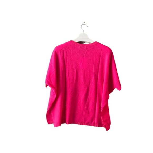 NWT Scott & Scott London Brontë 100% Cashmere Pink Fuchsia Sweater Size M - Picture 4 of 11
